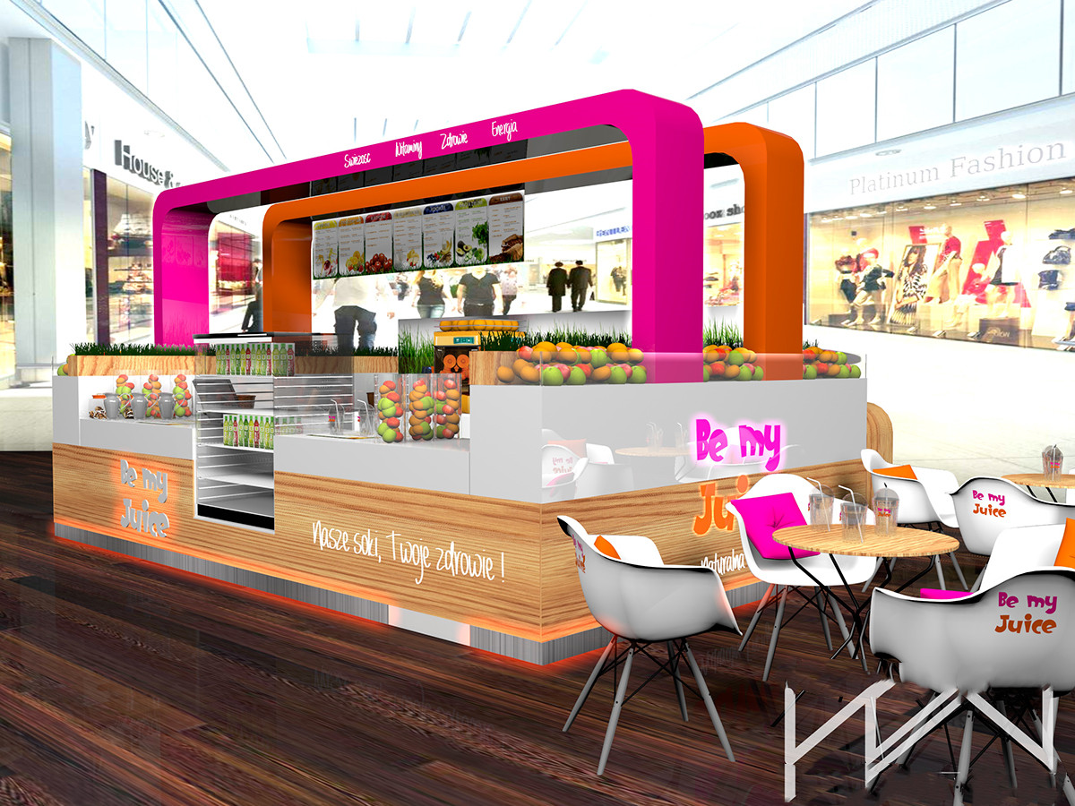 fresh juice kiosk 