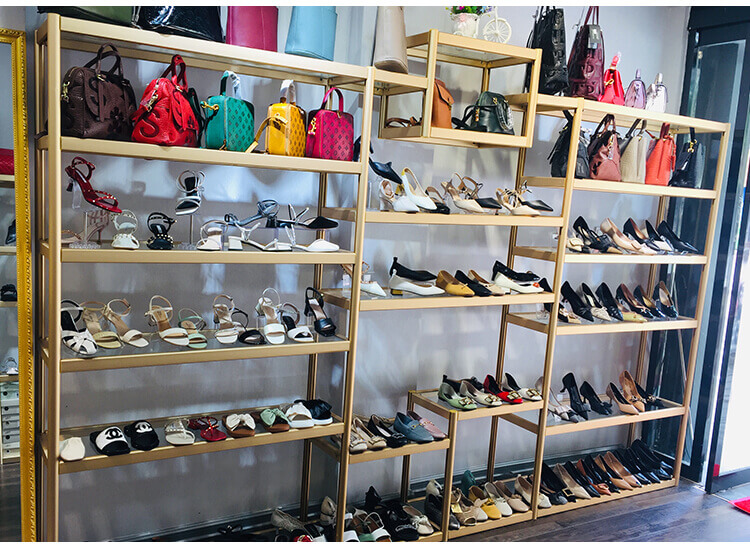 shoe metal display rack