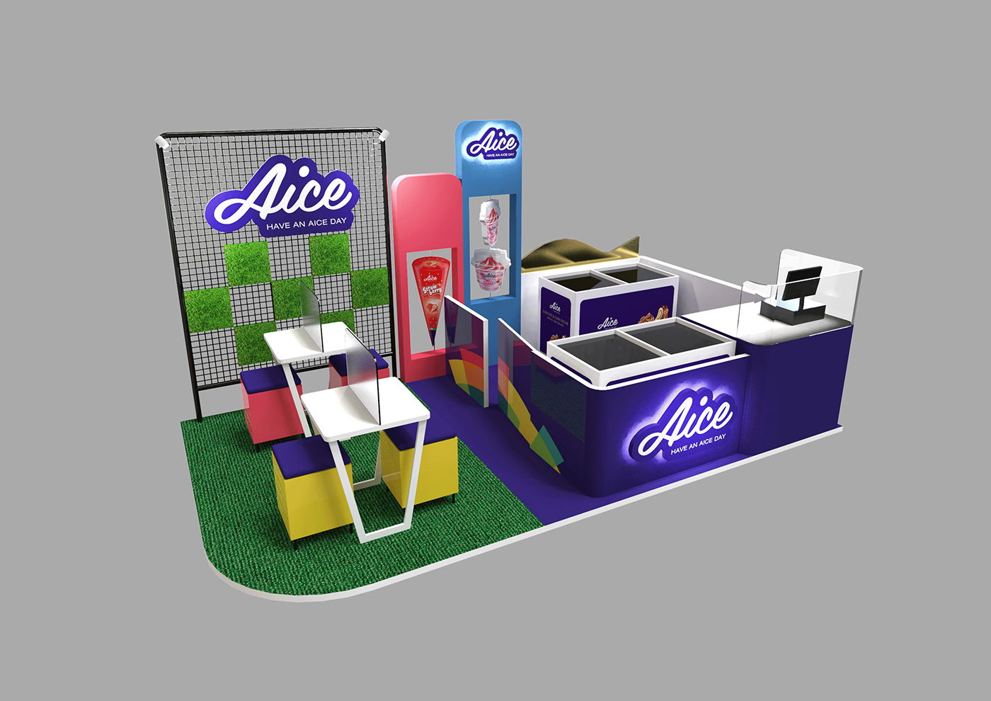 Popsicle Retail Kiosk