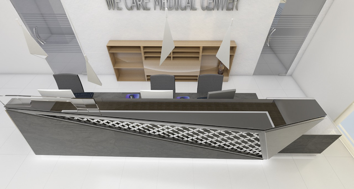  Custom Office Front Counter