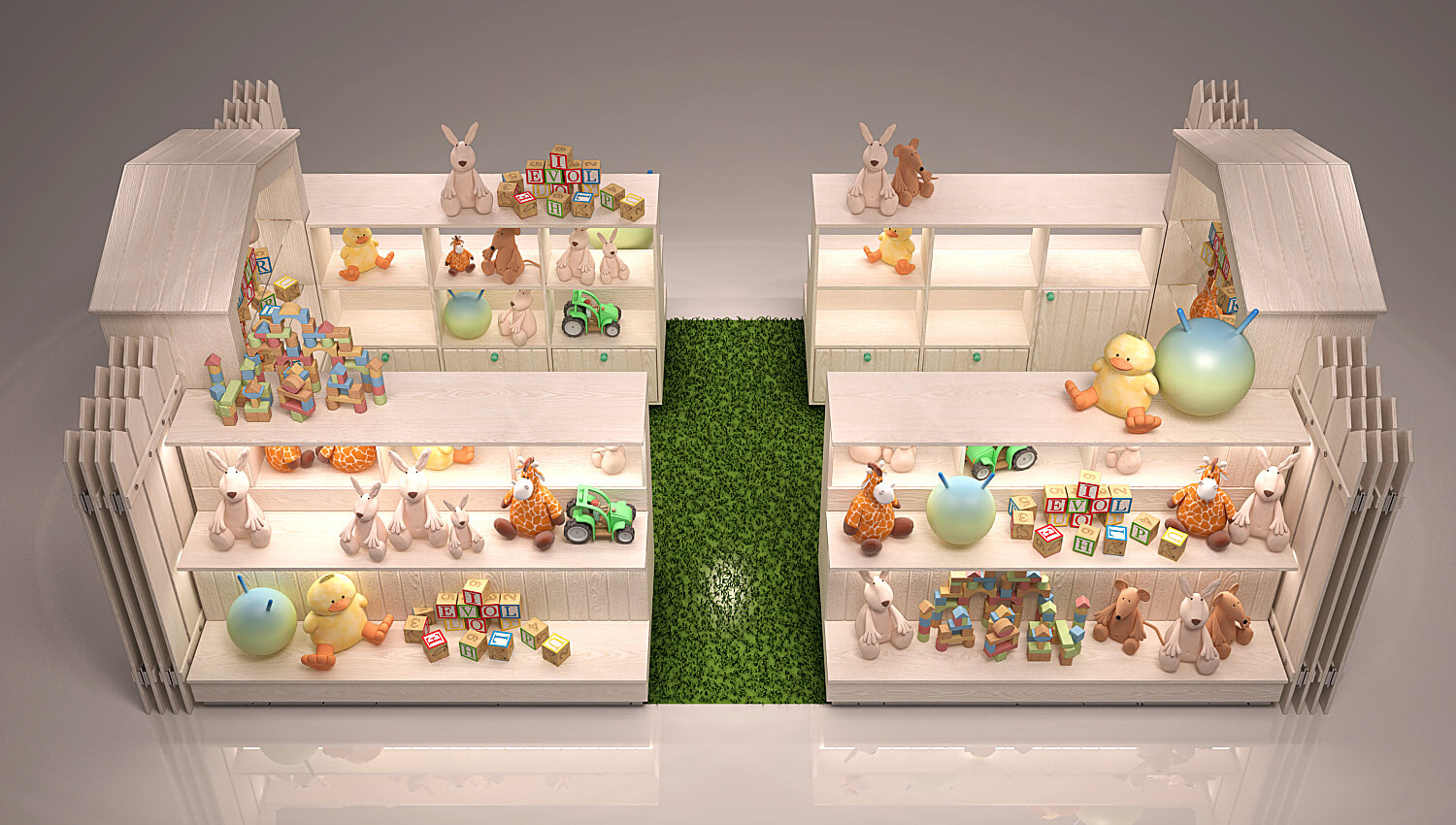 toy display kiosk for sale 