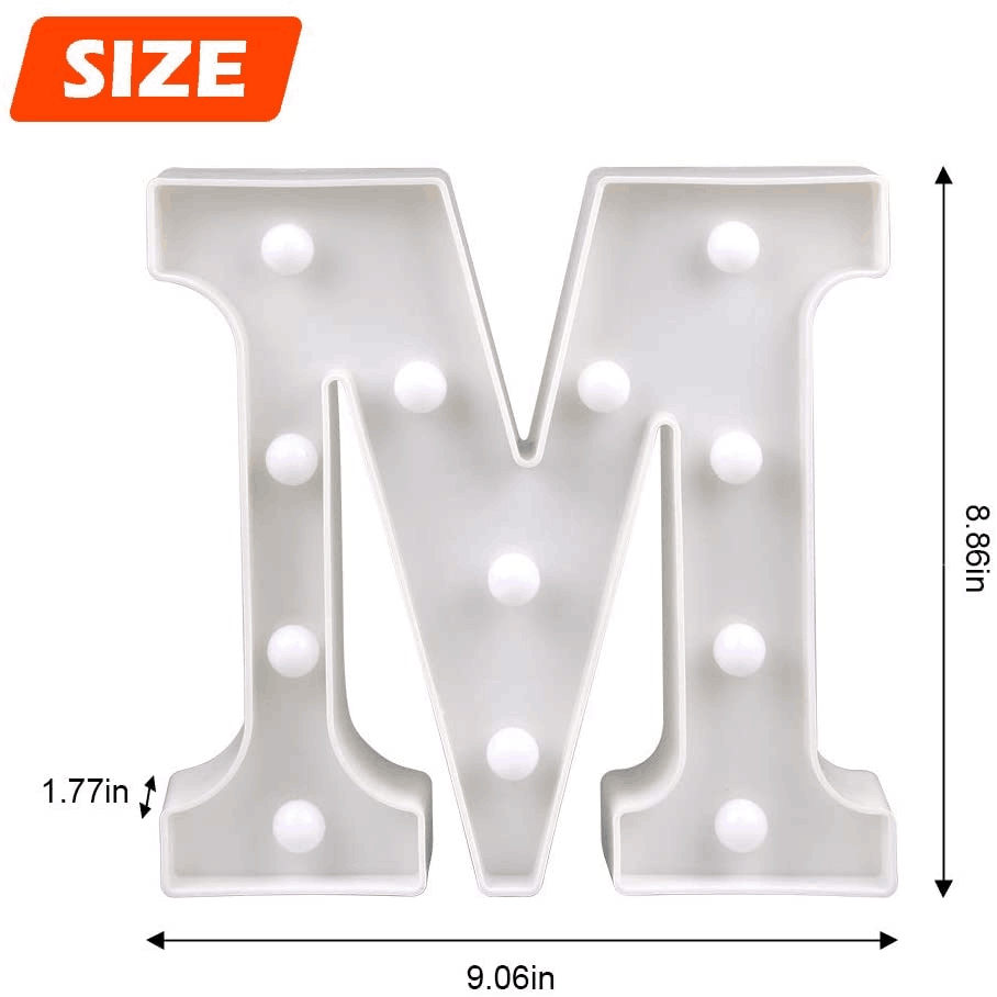 metal led letters