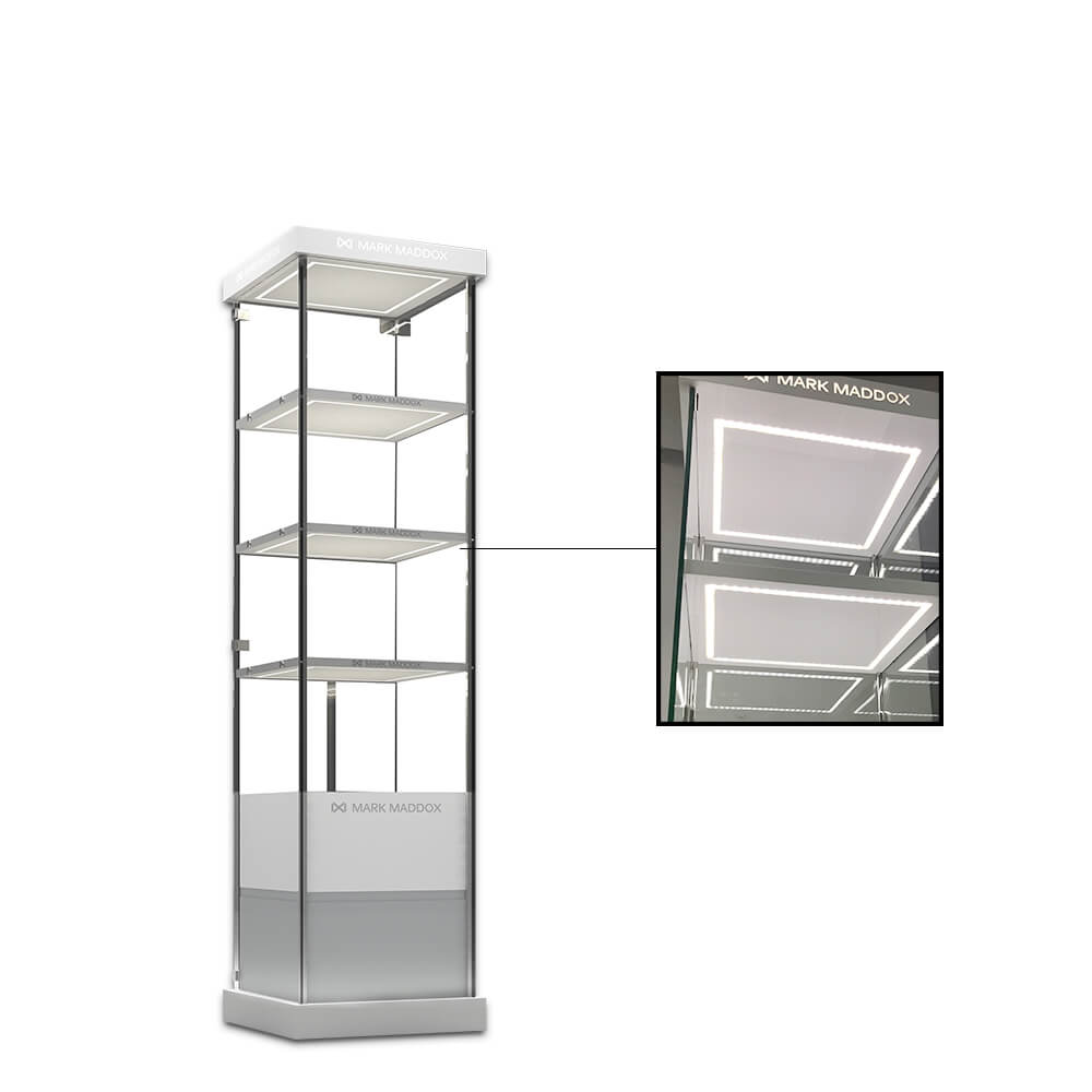 high end glass showcases