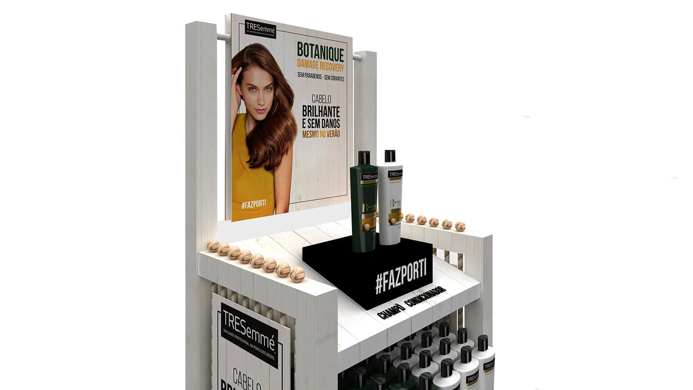 shampoo display case