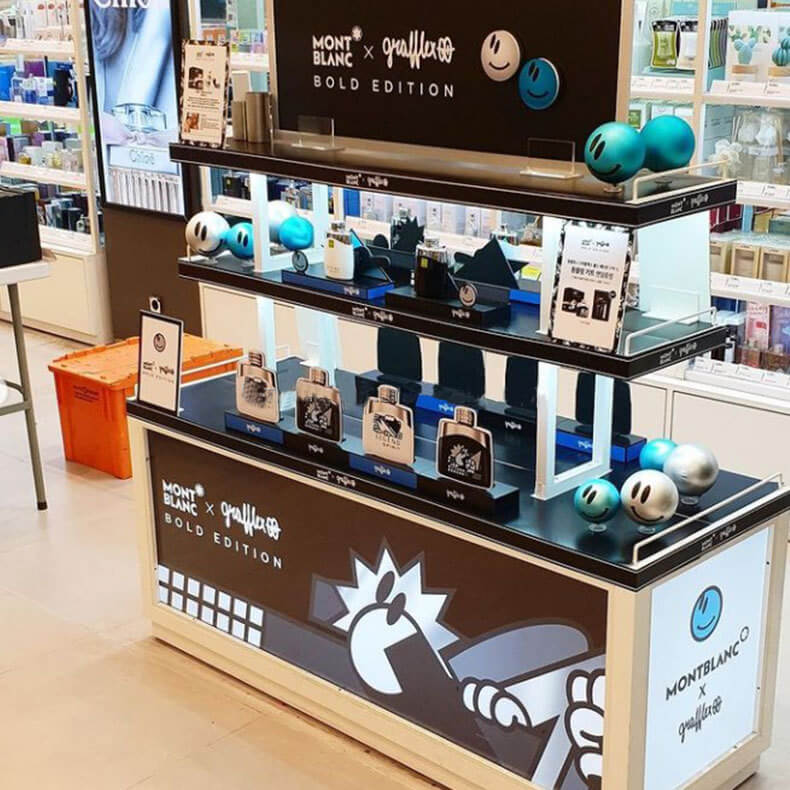 makeup display cabinet