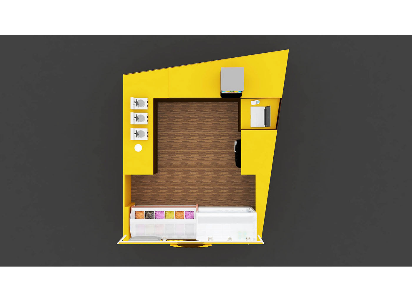 Waffles Kiosk Design 