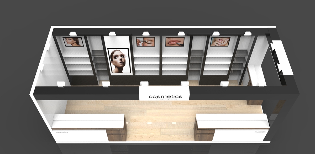 Ant Display Cosmetic Exhibition Fixtures
