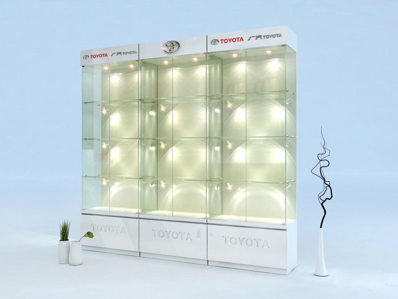 glass showcase