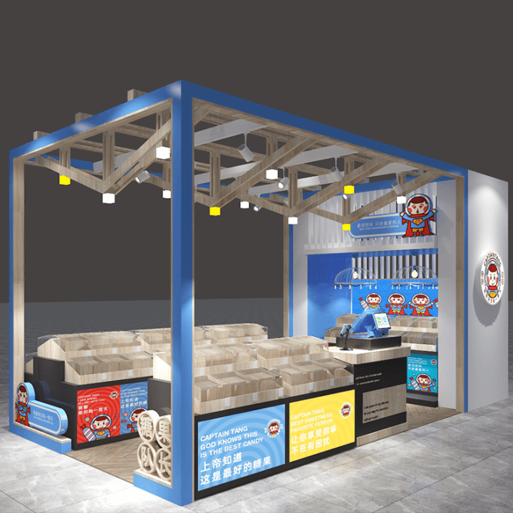 candy retail booth