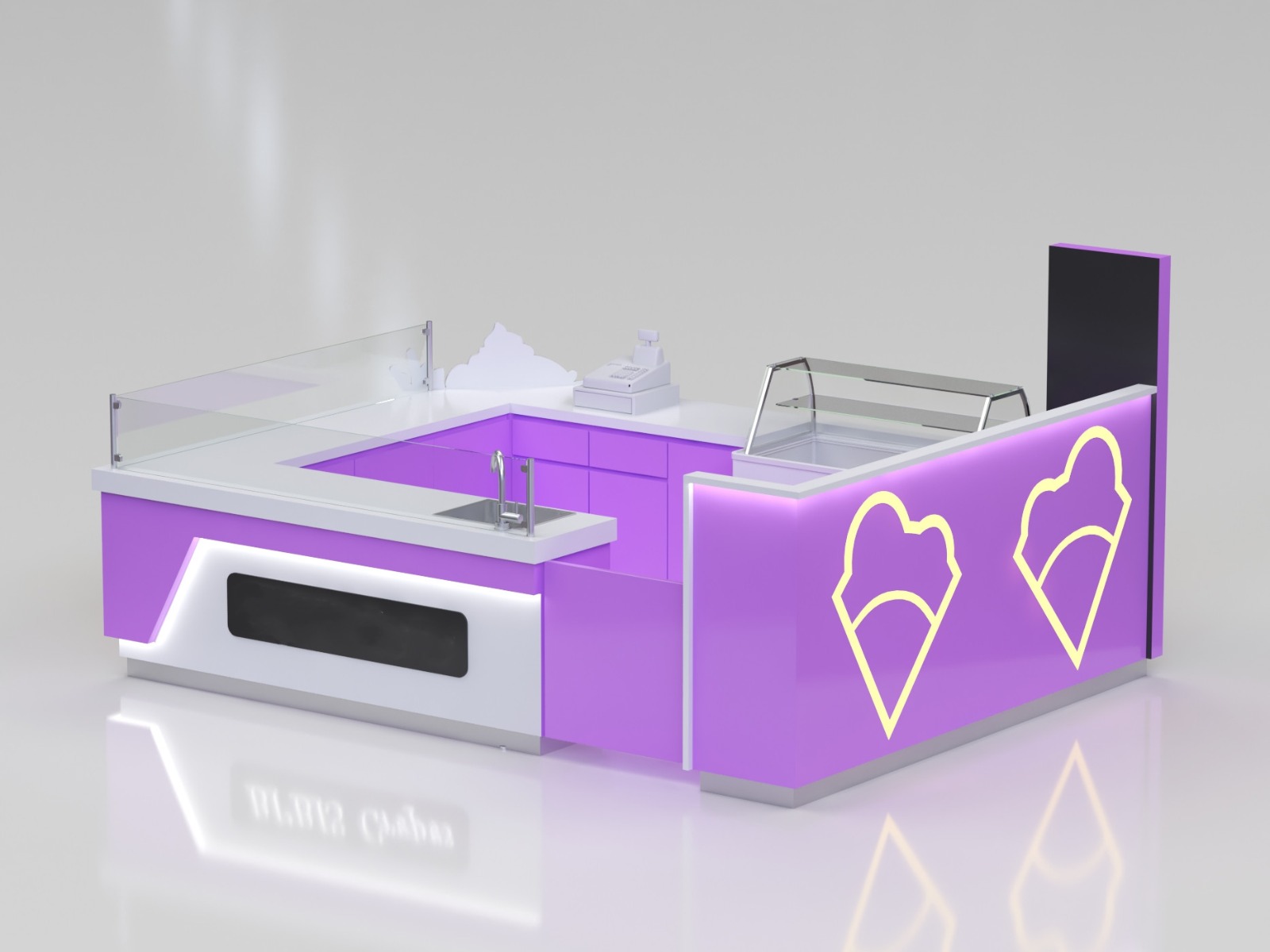 Crepe Food Kiosk