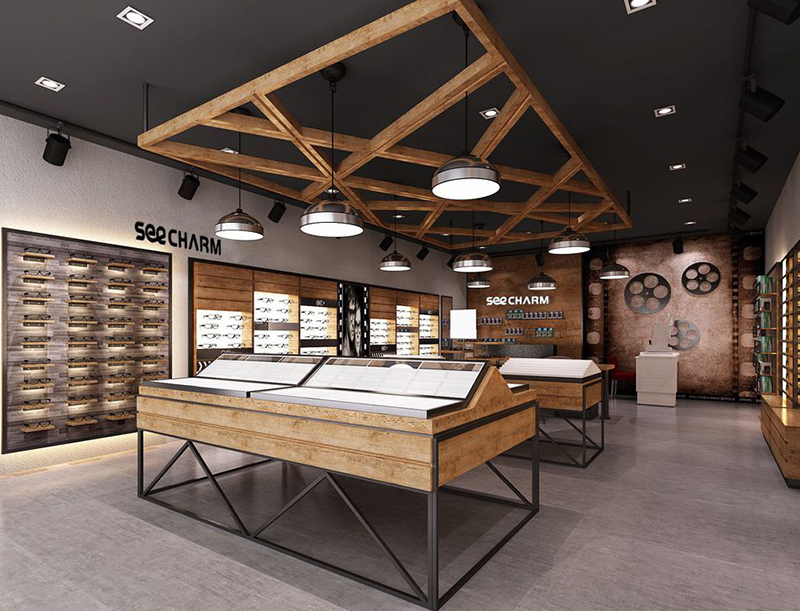 Sunglasses store interior design
