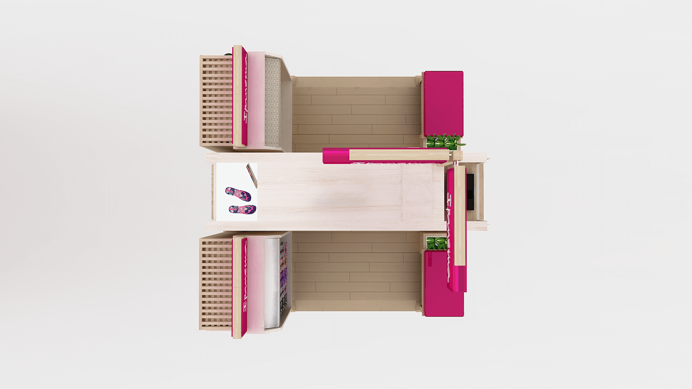 Custom Shoes Display Booth