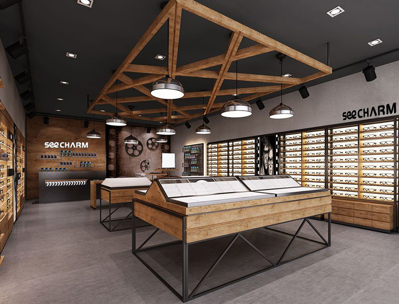 Sunglasses store interior design