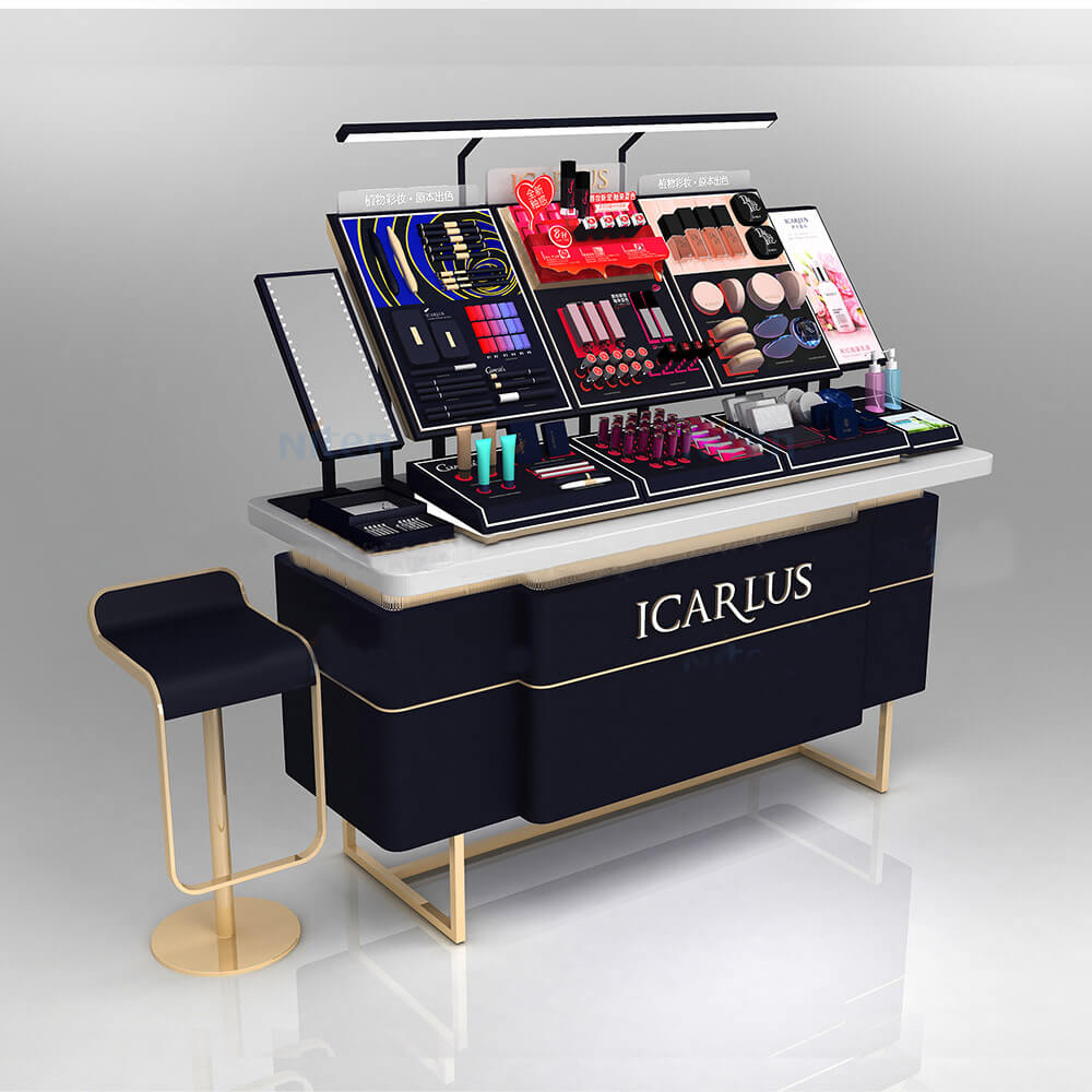 makeup showcases