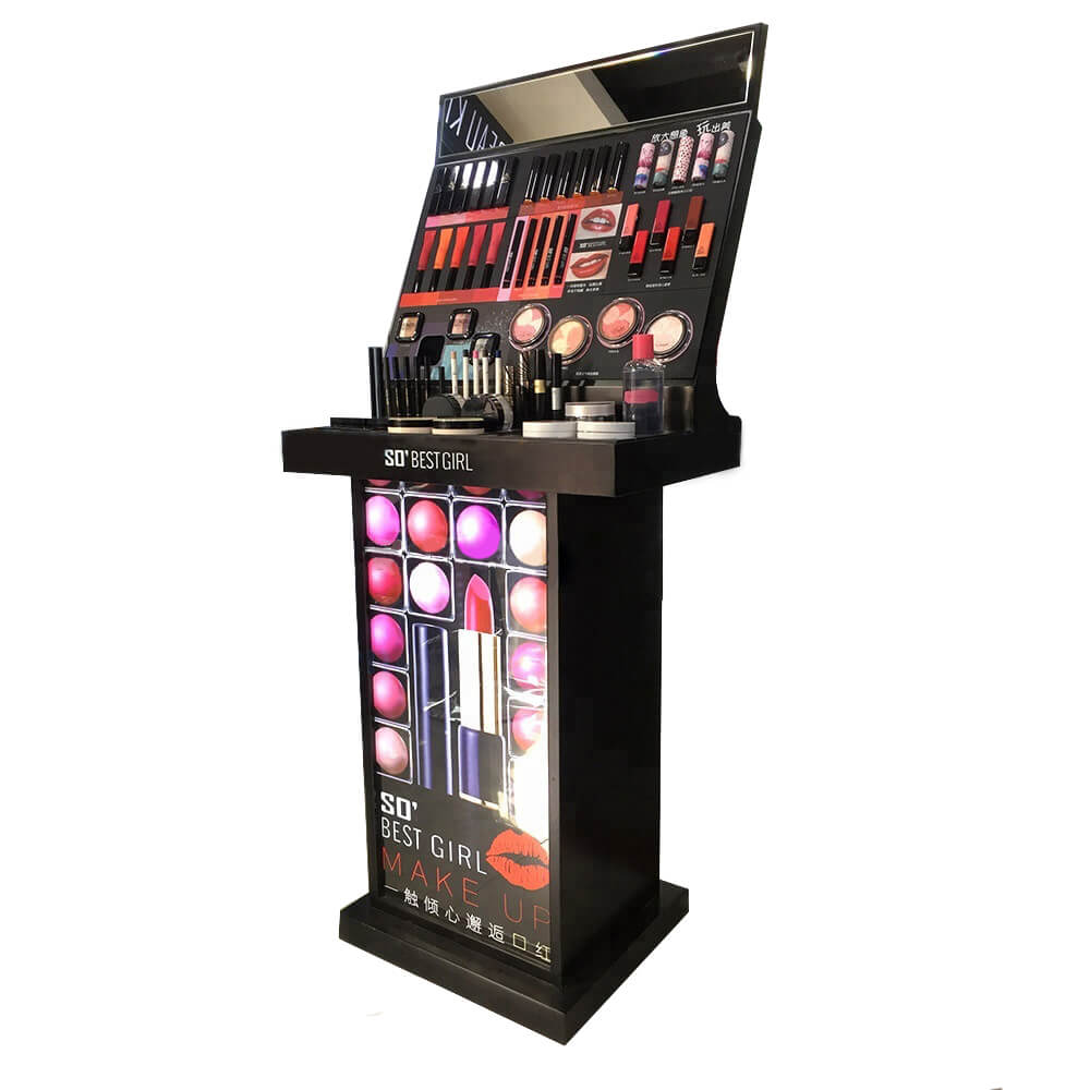 cosmetic display showcase