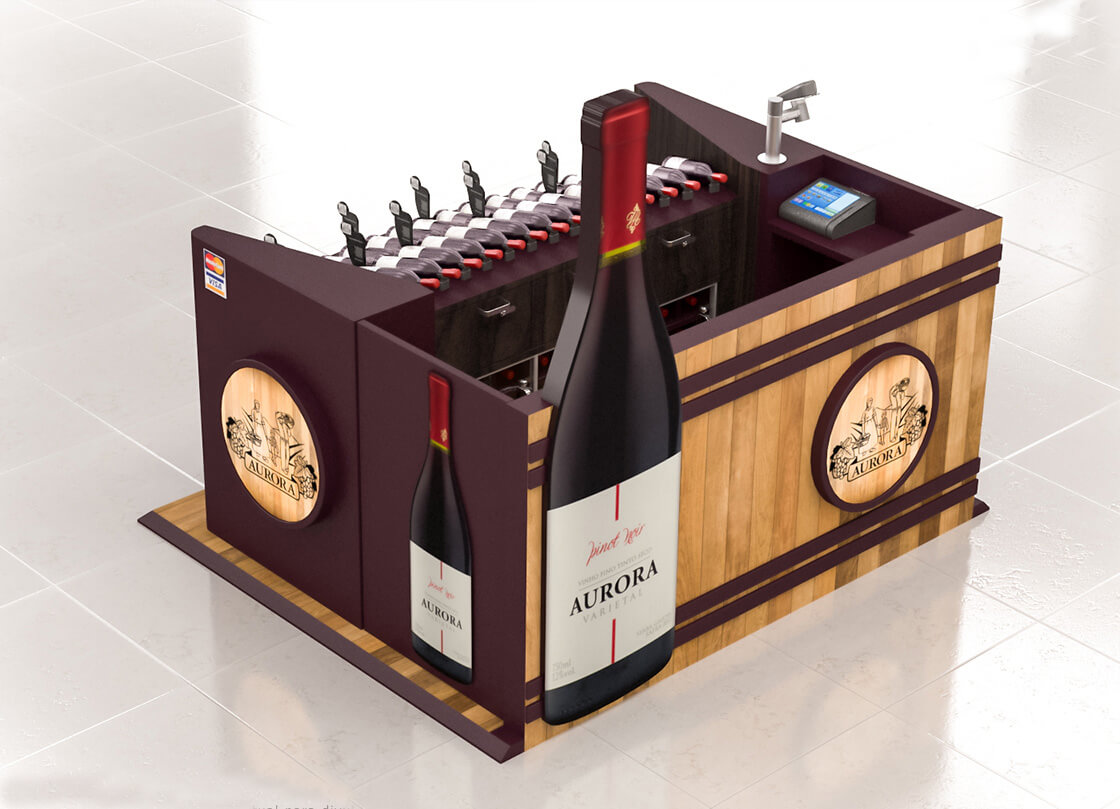 wine counter bar