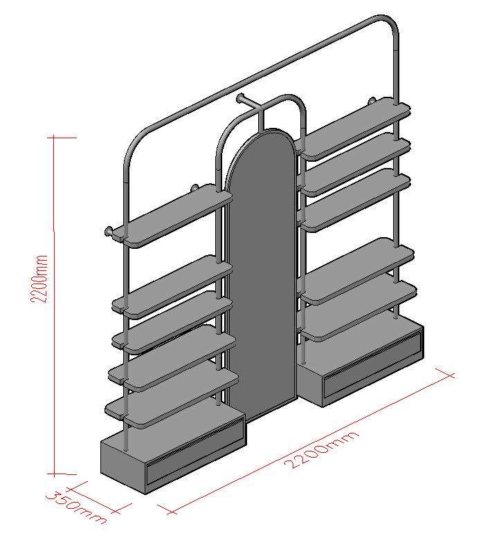 eyewear display rack