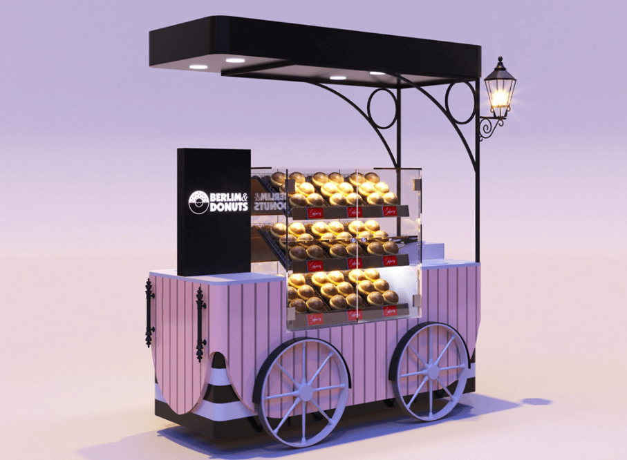 doughnut food booth