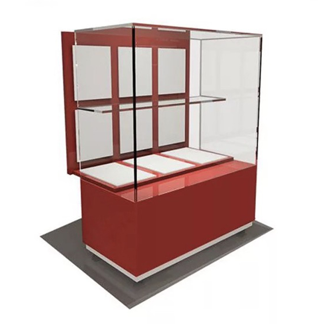 wall glass display cabinet