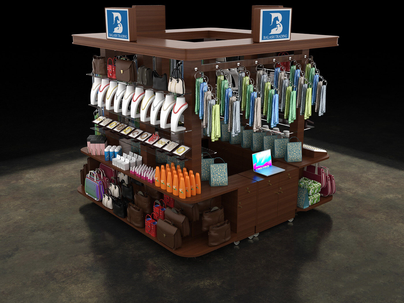 retail mall kiosk 