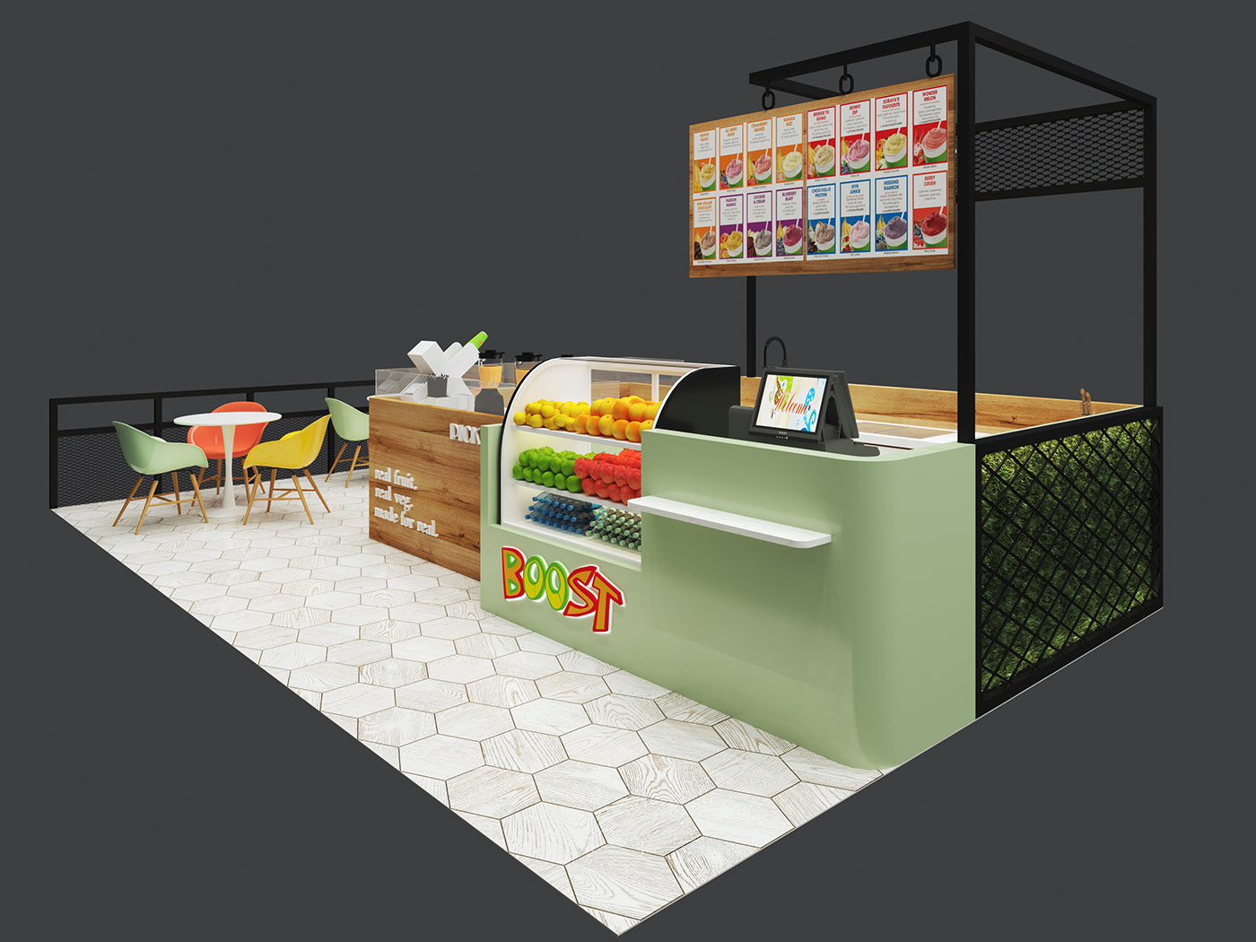 Fruit Juice Kiosk
