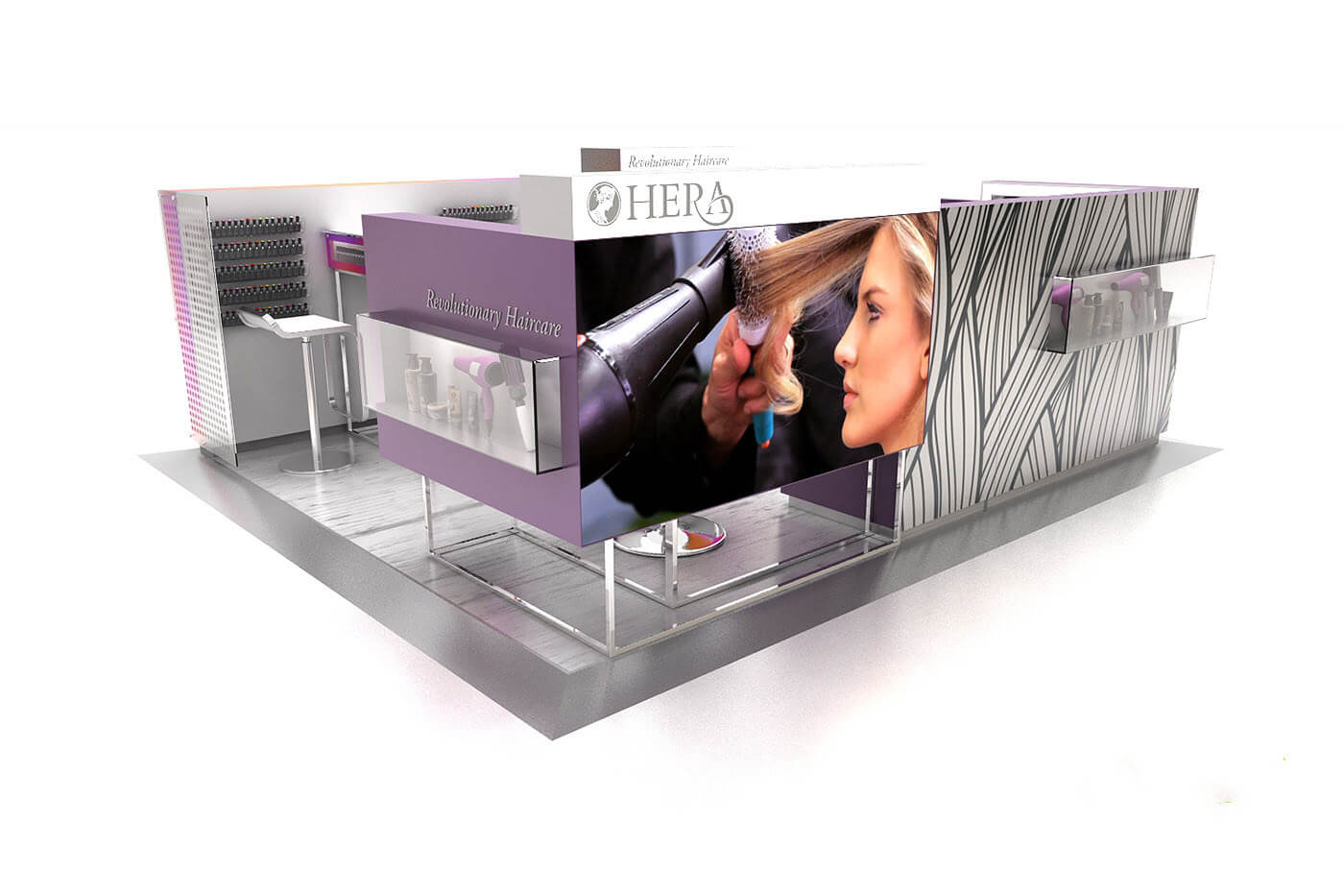 hair beauty kiosk 