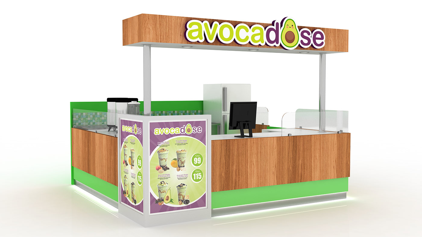 juice bar kiosk for sale 