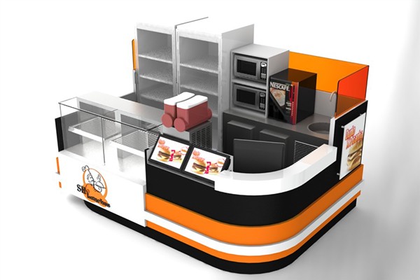 Big food kiosk