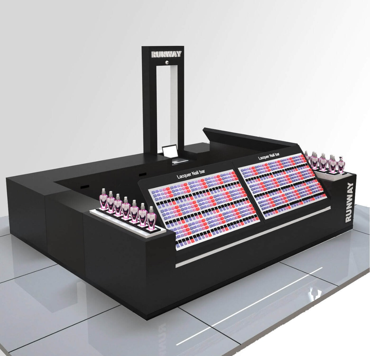 makeup booth design 