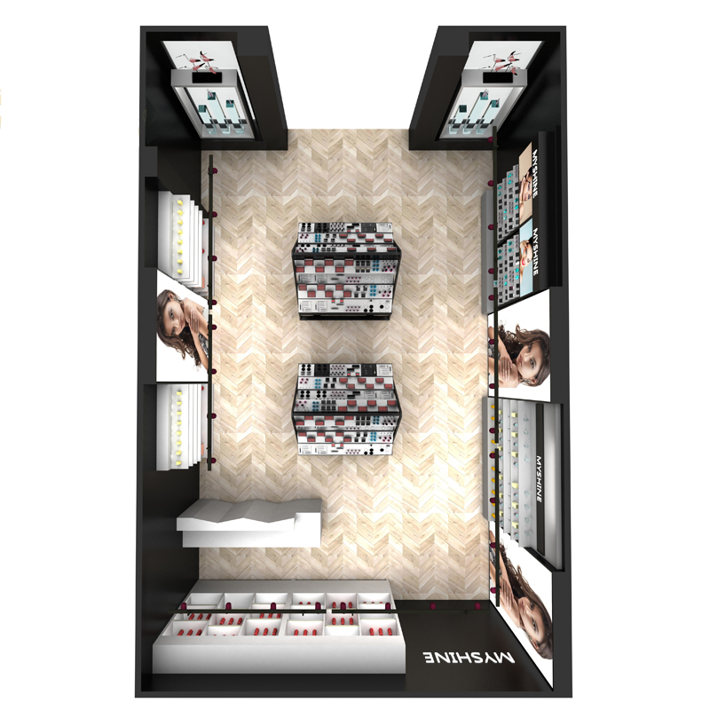 cosmetic display kiosk