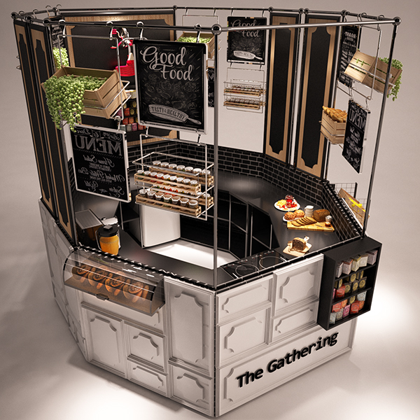 New Food Service Booth