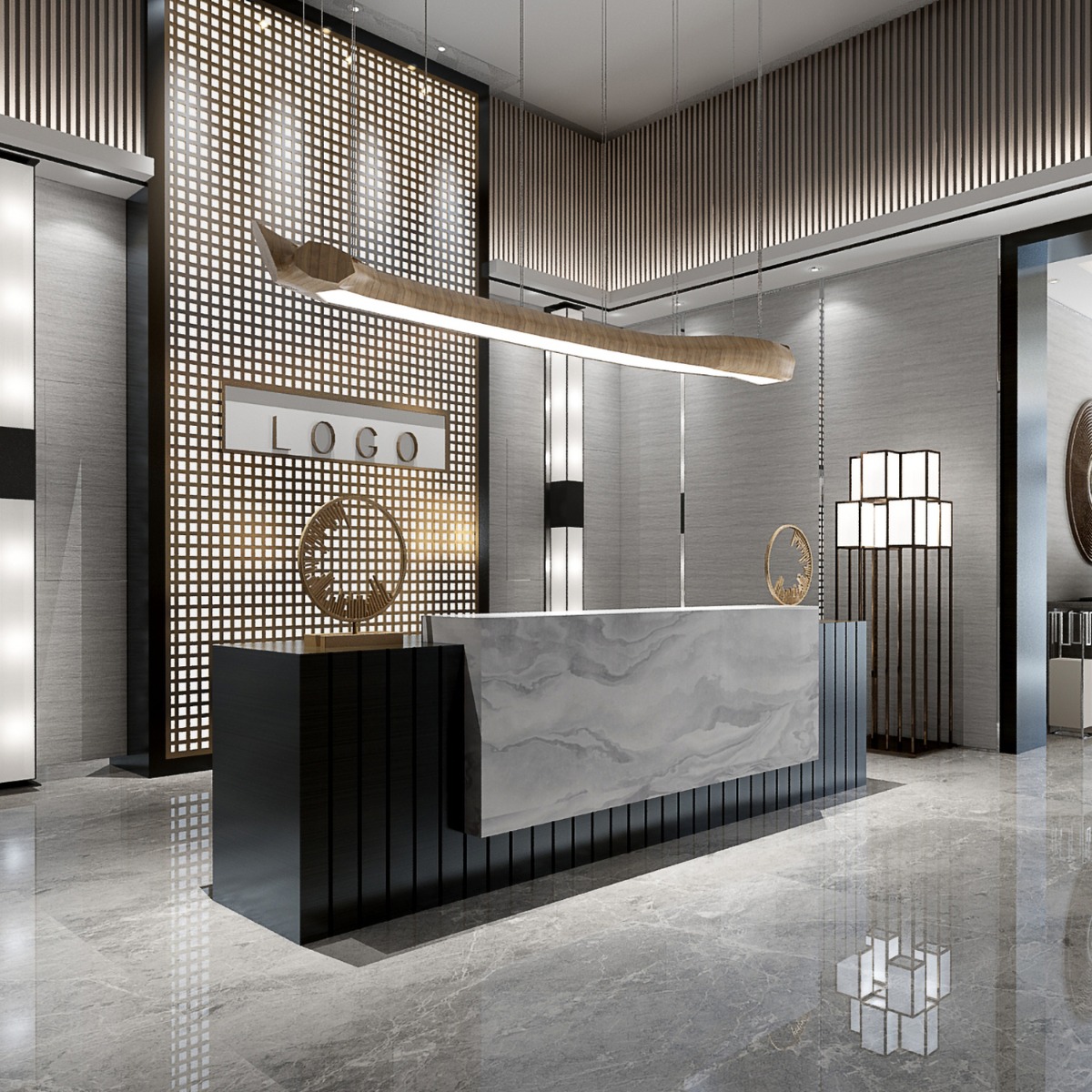 Modern Front Counter Bar
