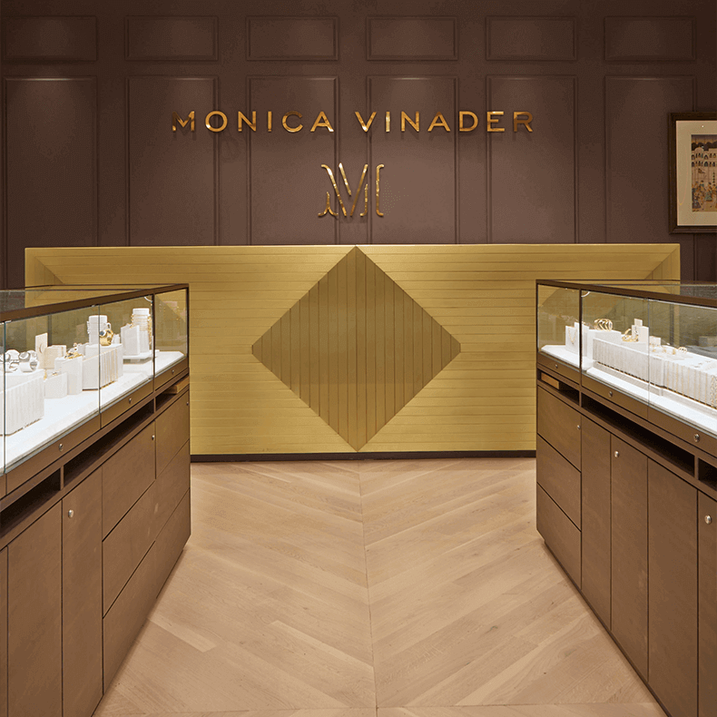 jewelry display counter