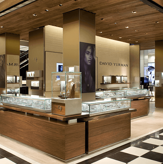 jewelry display counter