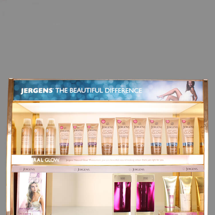 shampoo display showcase
