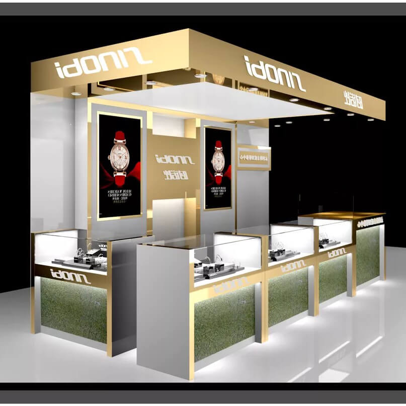 indoor watch display kiosk