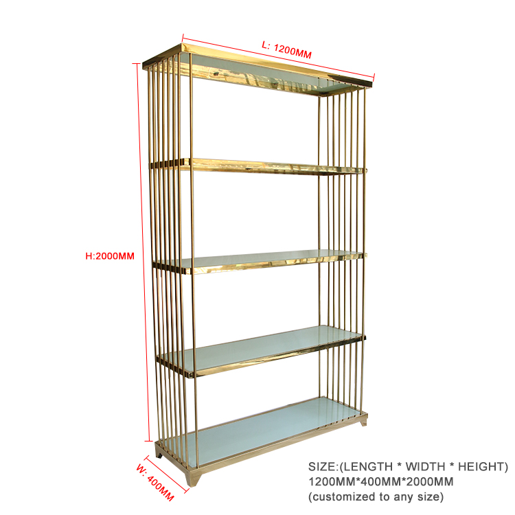 luxury shoe display shelf