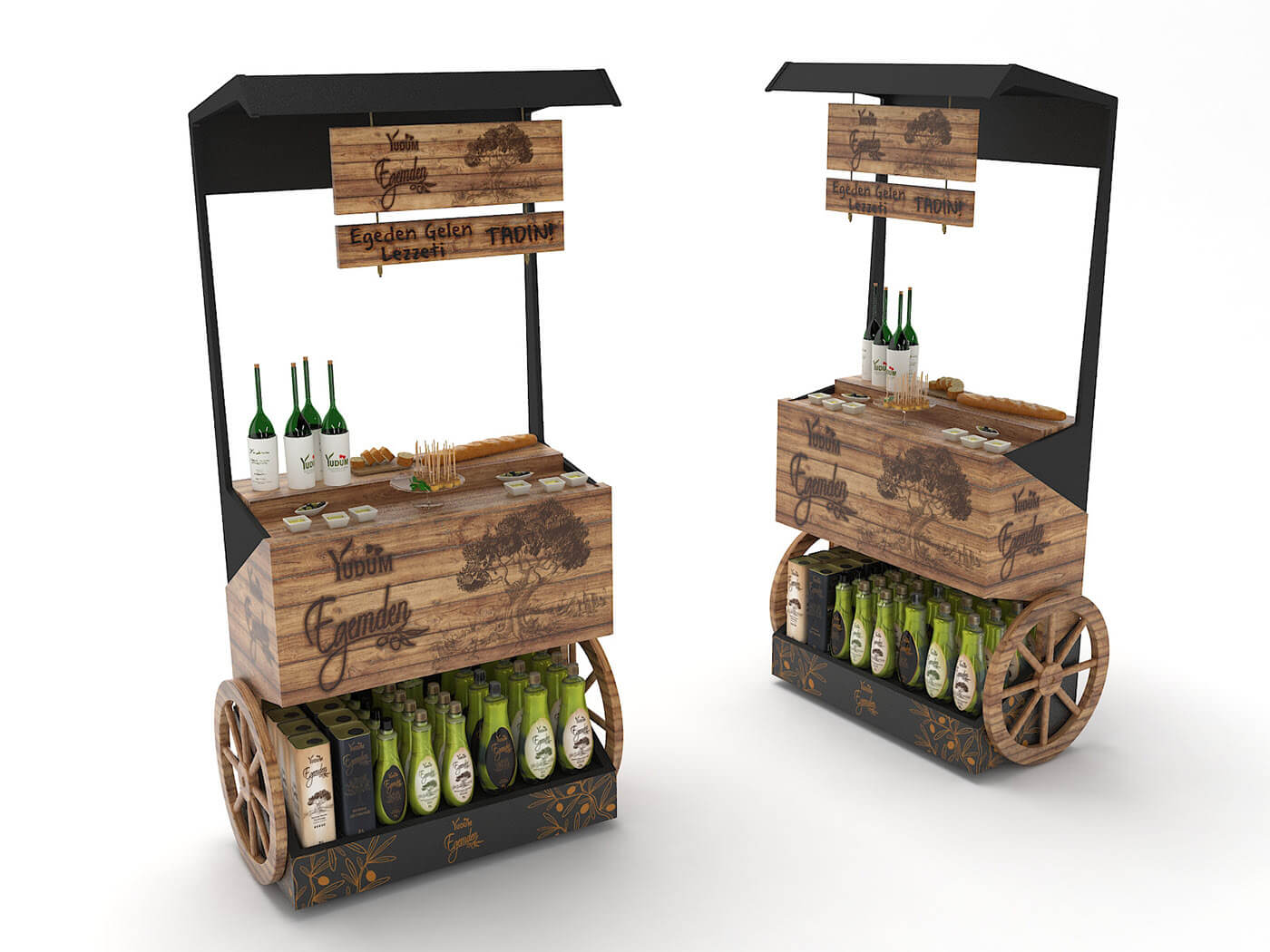 drinks display booth