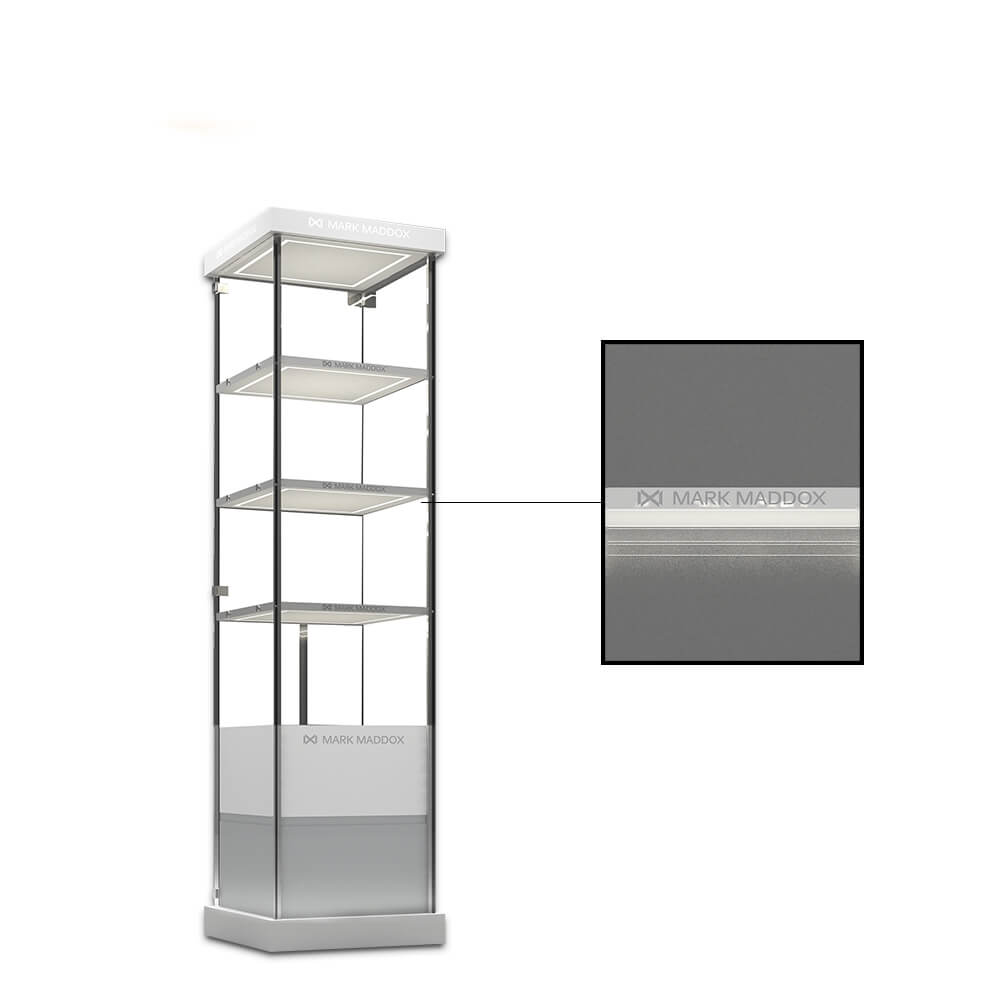 glass display case