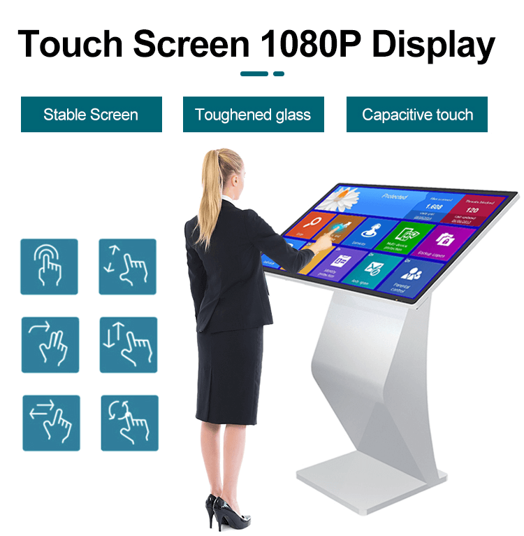 LCD information kiosk