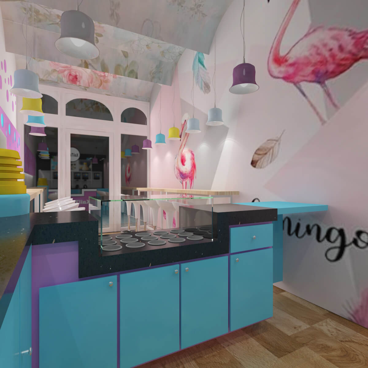 bubble tea shop design