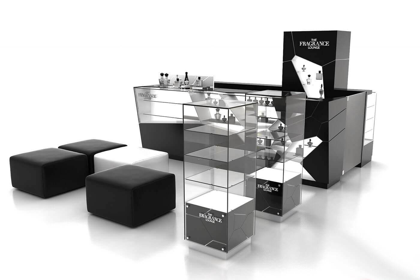 fragrance display kiosk