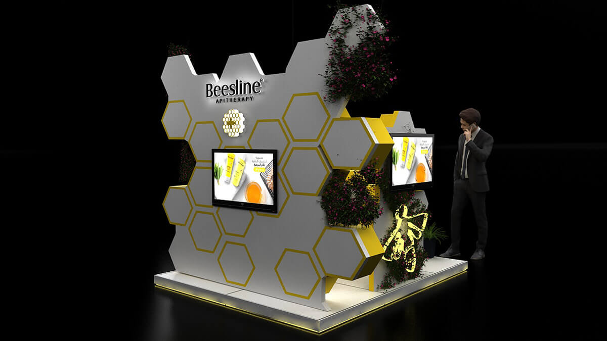 ant display cosmetic display kiosk
