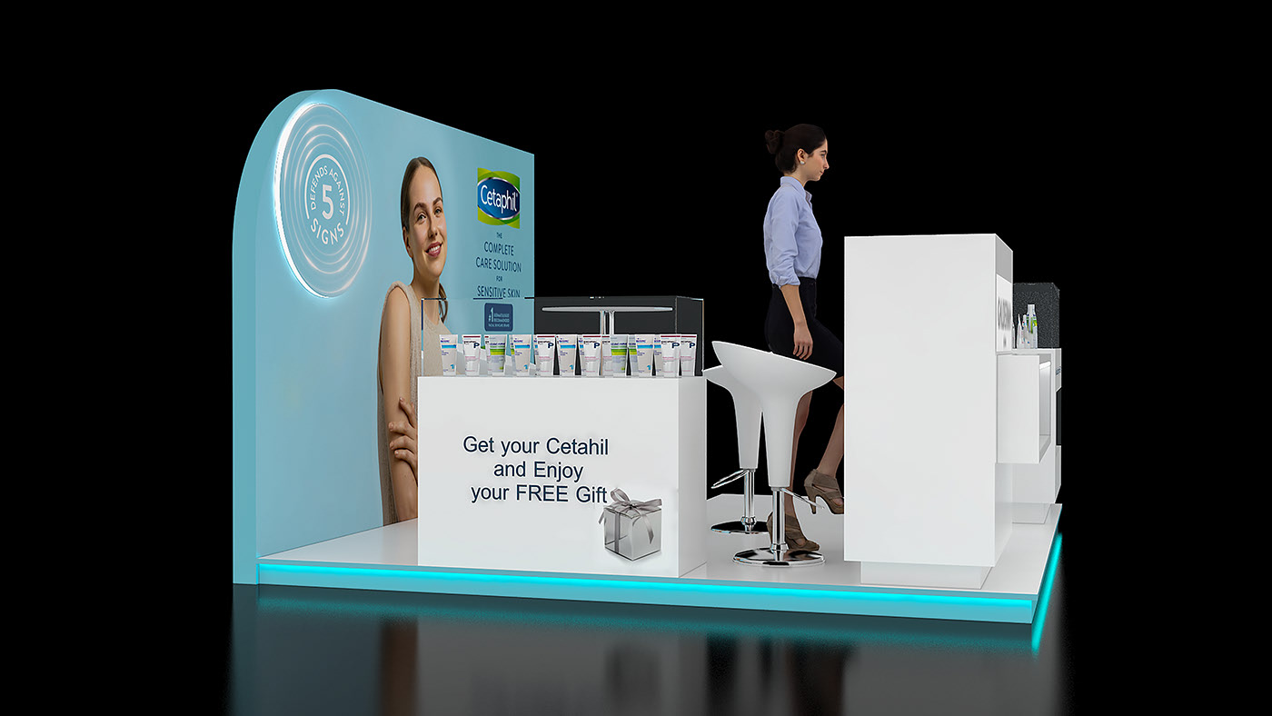 makeup kiosk design for sale 