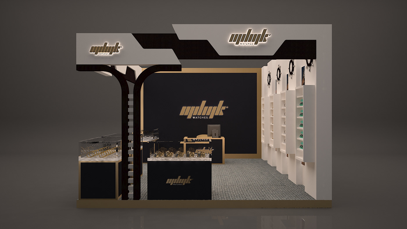 watch display booth