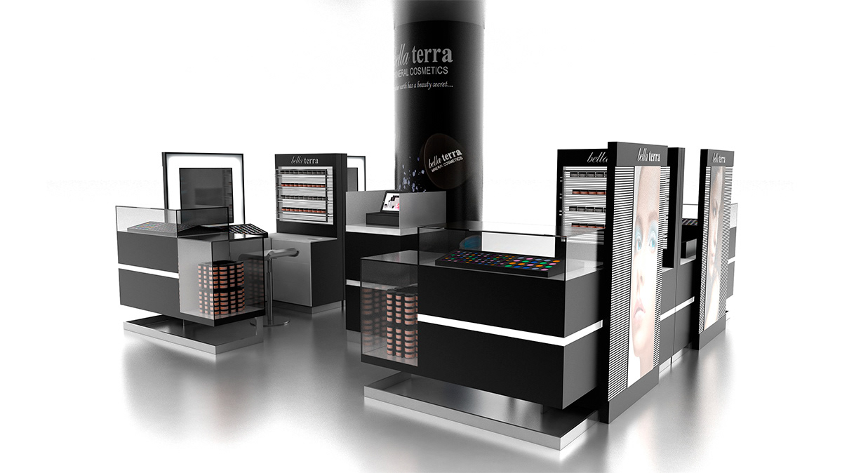 cosmetic kiosk