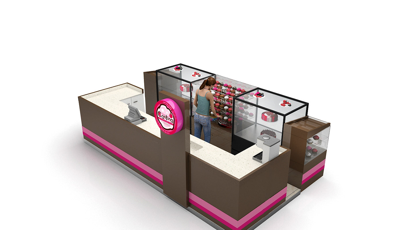 bakery kiosk in mall 