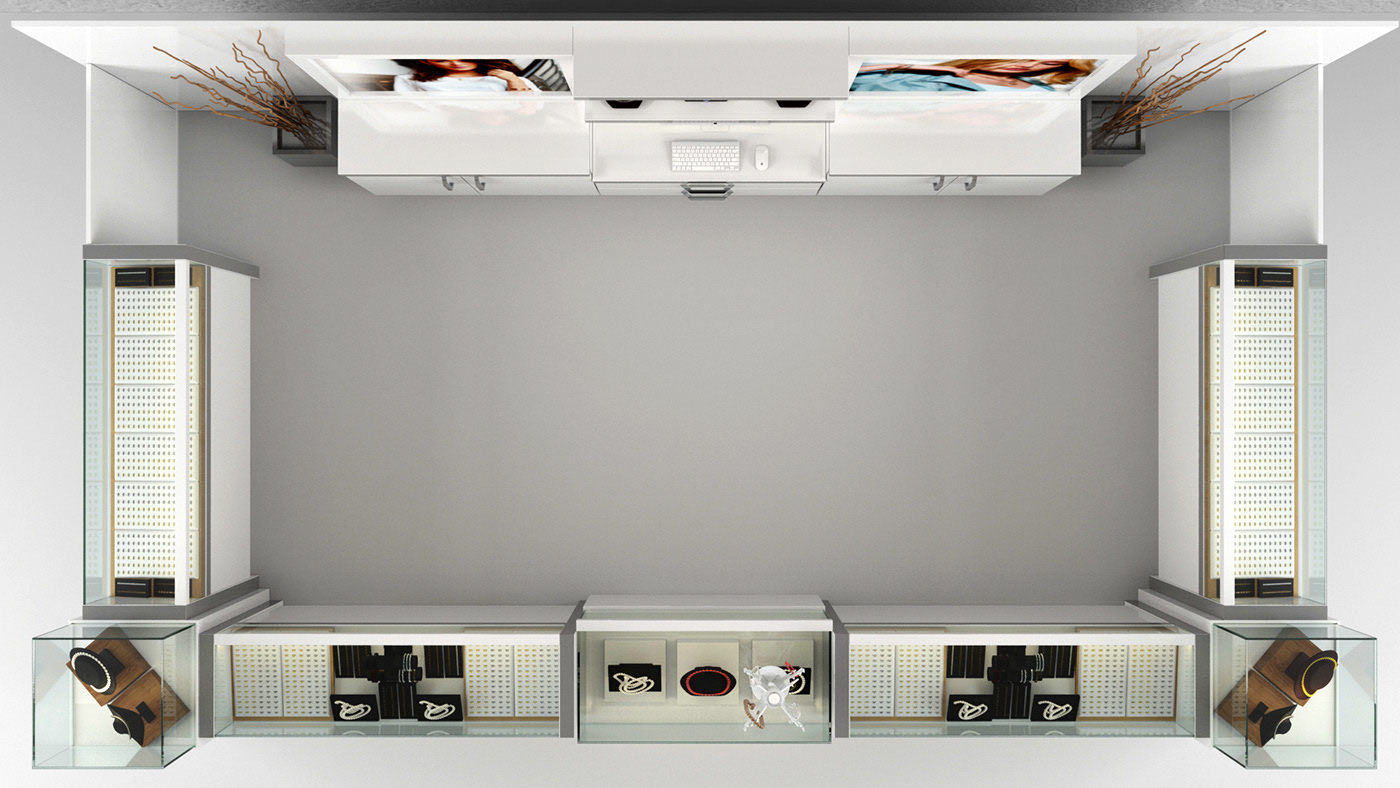 Jewelry Shop Retail Counter