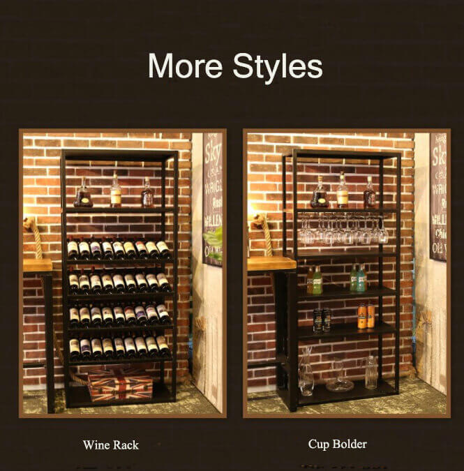 beverage display shelf