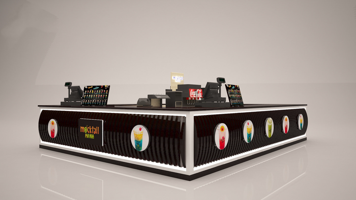 Fancy Fruit Juice Kiosk 